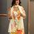 White chinon readymade suit with embroidery work