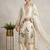 off white color sequence embroidery work silk blend salwar suit