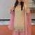 Cream Color Embroidery And Sequence Work Silk Blend Salwar Suit