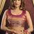 Onion pink & gold silk blend saree with paithani weaving border