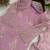 baby pink color sequence embroidery work silk blend salwar suit