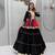 Black Color Gamthi work & mirror work Cotton Navratri Lahenga Kediyu Set