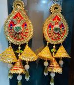 handmade door hanging decorative latkanhome temple office festive decor (pack of 2)