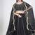 Black Art Silk Embroidered Lehenga Choli