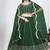 Green Art Silk Embroidered Lehenga Choli