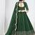 Green Art Silk Embroidered Lehenga Choli