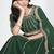 Green Art Silk Embroidered Lehenga Choli