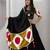 Black Color Gota patti lace & Print Lace Cotton Navratri Lahenga Choli Set