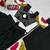Black Color Gota patti lace & Print Lace Cotton Navratri Lahenga Choli Set