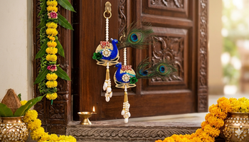handmade door hanging decorative latkanhome temple office festive decor (pack of 2) 2
