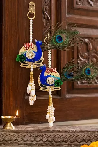 handmade door hanging decorative latkanhome temple office festive decor (pack of 2)