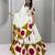 White Gota patti lace & Print Lace Cotton Navratri Lahenga Choli Set