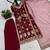 Maroon Color Embroidery And  Sequence Work Faux Georgette Salwar Suit