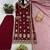 Maroon Color Embroidery And  Sequence Work Faux Georgette Salwar Suit