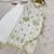 White Color Embroidery And  Sequence Work Faux Georgette Salwar Suit