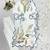 white color embroidery  work and sequins work silk blend salwar suit