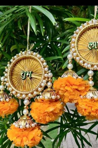 handmade door hanging decorative latkanhome temple office decor (pack of 2) 