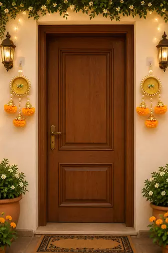 handmade door hanging decorative latkanhome temple office decor (pack of 2) 