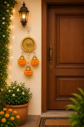 handmade door hanging decorative latkanhome temple office decor (pack of 2) 