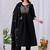 Black cotton embroidered kurta set