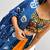 Mustard Embroidery work and Mirror Work Rayon Navratri Lahenga Choli Set