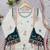 white color embroidery sequences work silk blend salwar suit