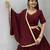 Brown Color Real Handmade Mirror Work Cotton Navratri Lahenga Choli Set
