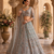 sky blue colour Peacock Embroidery and Sequins and thread work net Lehenga Choli Set