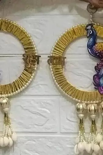 handmade door hanging decorative latkanhome temple office festive decor (pack of 2)
