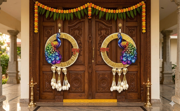 handmade door hanging decorative latkanhome temple office festive decor (pack of 2) 2