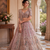 pink colour Peacock Embroidery and Sequins and thread work net Lehenga Choli Set