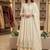 white color embroidery sequences work georgette salwar suit