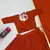 Garba Special Orange Cotton Lehenga Choli with Handmade Mirror Work