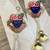 handmade multicolour traditional hanging decoration hanging toran for home decor (pack of 2)