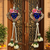 handmade multicolour traditional hanging decoration hanging toran for home decor (pack of 2)