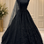 black color Sequins and Thread work Zardosi style Embroidery net Lehenga Choli set