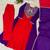 purple color embroidery sequences work chanderi salwar suit