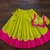 parrot Green Color Lace Work Roman silk_Blend Lehenga Choli