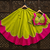 parrot Green Color Lace Work Roman silk_Blend Lehenga Choli