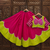 Rani Pink Lace Work Roman silk_Blend Lehenga Choli