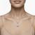 925 sterling silver halo cz solitaire drop pendant necklace for women