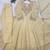 cream color embroidery sequences work silk blend salwar suit
