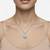 925 sterling silver halo cz solitaire pendant necklace for women