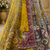 multicolor color Hand mirror Work Multi thread Zari and Dori work silk blend Lehenga Choli set