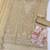 Beige siffon semi stitched suit with embroidery & sequence work