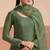 Mehendi siffon semi stitched suit with embroidery & sequence work