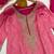 Magenta silk blend readymade suit with embroidery & beads work