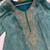 Blue silk blend readymade suit with embroidery & beads work