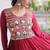 Navratri special reyon kutchi gamthi embroidered mirror work gown 12 meter flair 