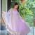 Lavender Sequins Anarkali Gown with Embroidered Dupatta for Women